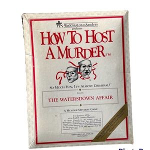 Vincent Price How to Host a Murder vintage mystery dinner game Watersdown